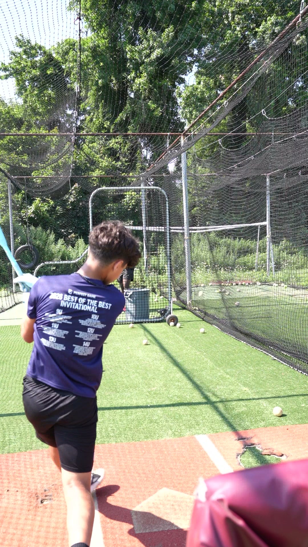 Baseball hitting lesson at GrindTime Baseball Academy in Bellerose, NY, Queens