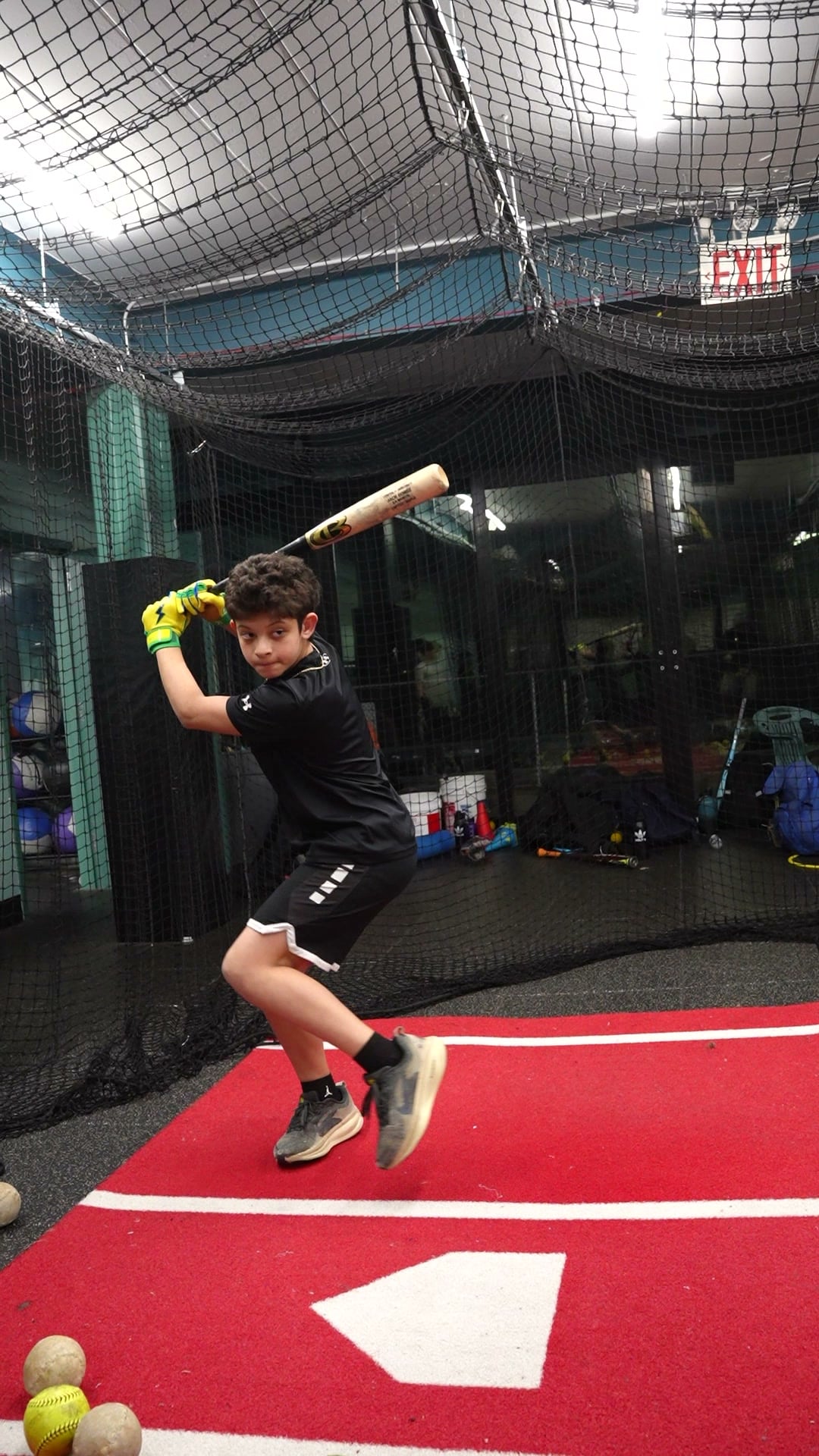 Baseball hitting lesson at GrindTime Baseball Academy in Bellerose, NY, Queens