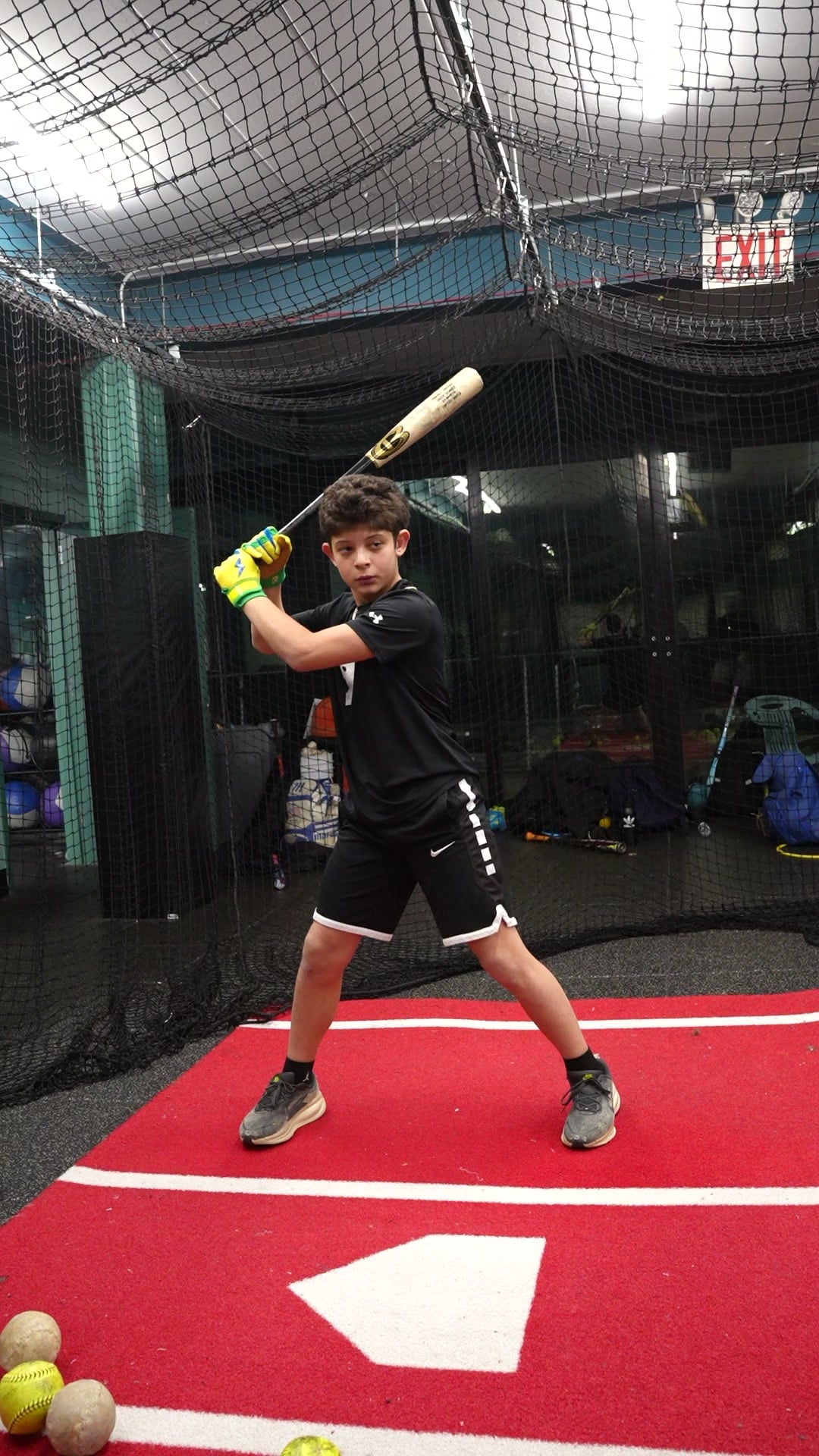 Baseball hitting lesson at GrindTime Baseball Academy in Bellerose, NY, Queens