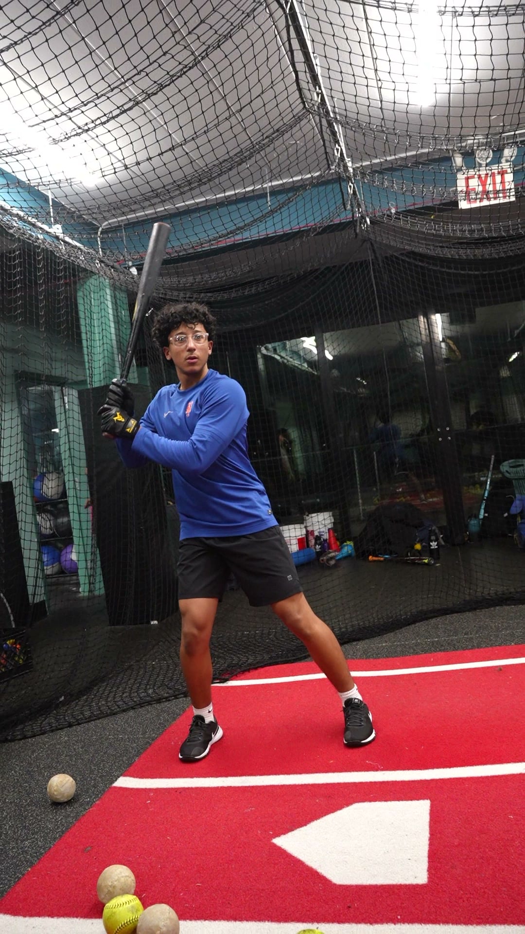 Baseball hitting lesson at GrindTime Baseball Academy in Bellerose, NY, Queens