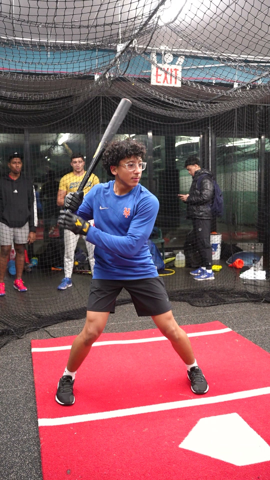 Baseball hitting lesson at GrindTime Baseball Academy in Bellerose, NY, Queens