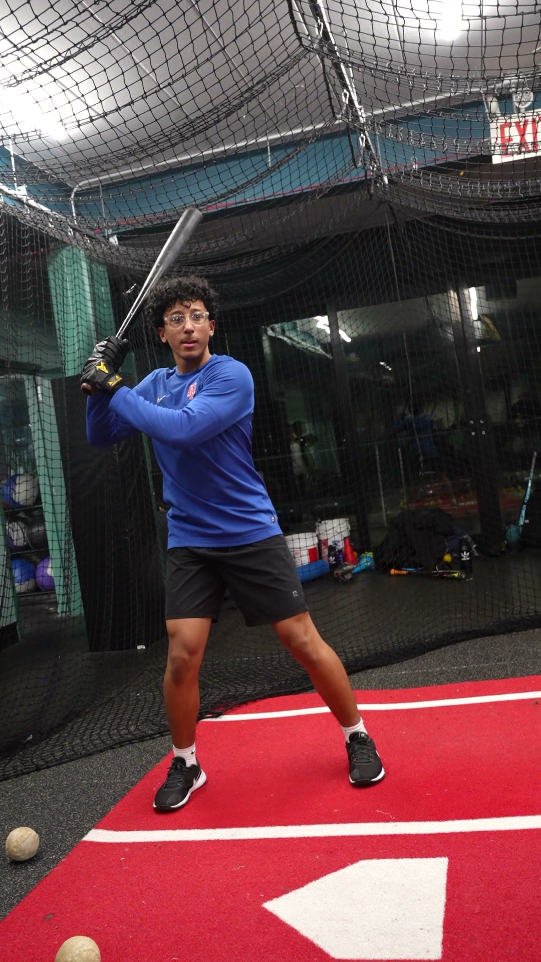 Baseball hitting lesson at GrindTime Baseball Academy in Bellerose, NY, Queens