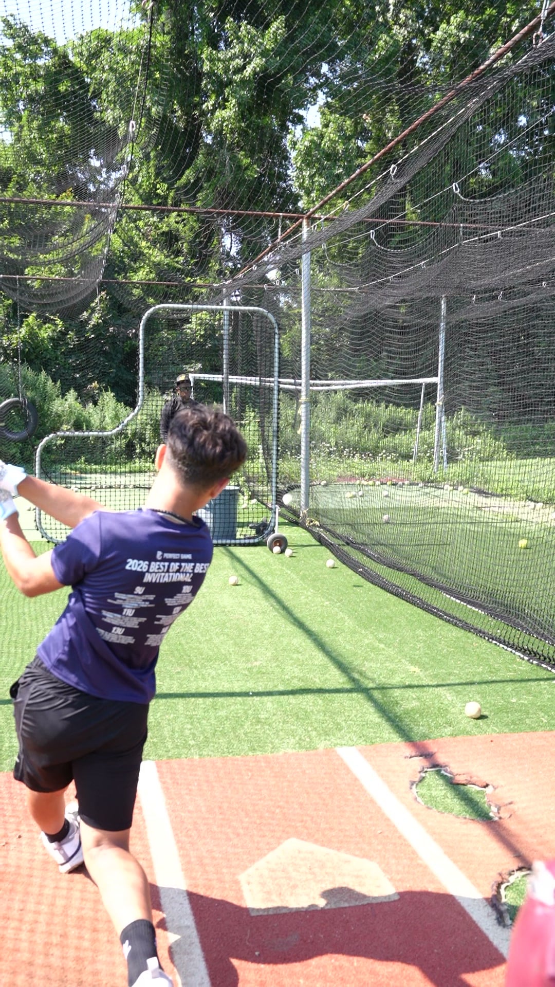 Baseball hitting lesson at GrindTime Baseball Academy in Bellerose, NY, Queens