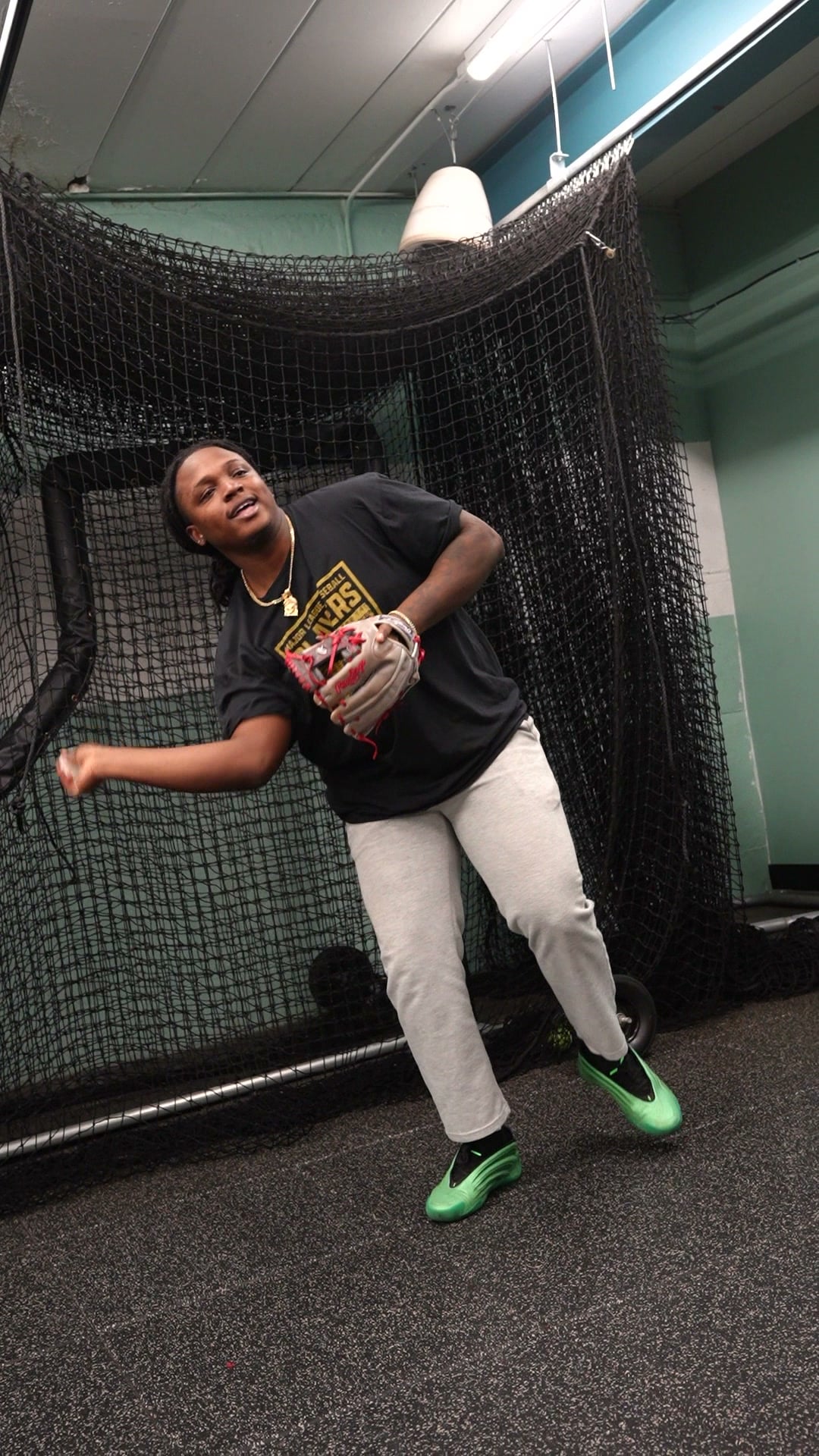 Baseball throwing training at GrindTime Baseball Academy in Bellerose, NY, Queens