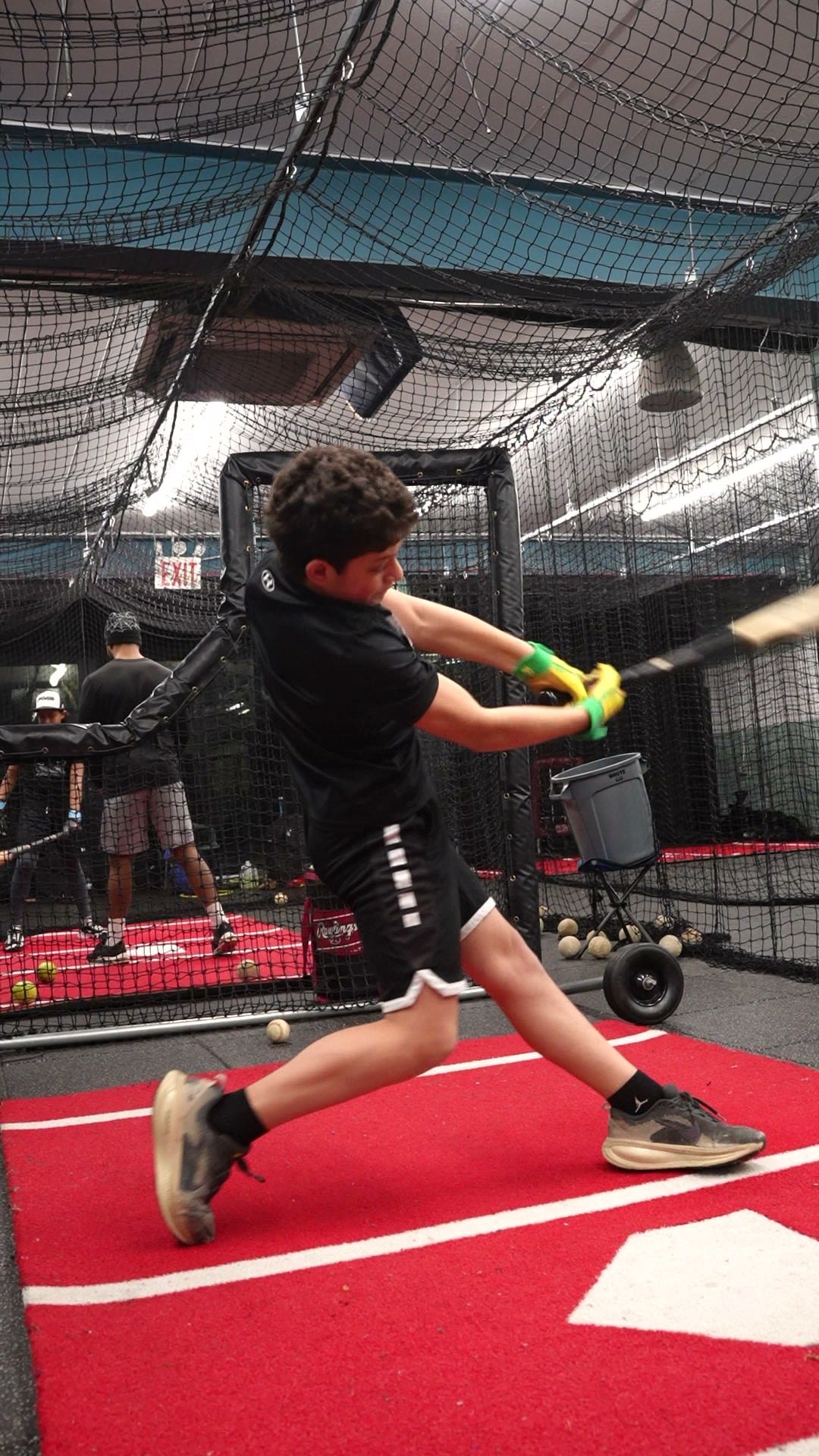 Baseball hitting lesson at GrindTime Baseball Academy in Bellerose, NY, Queens