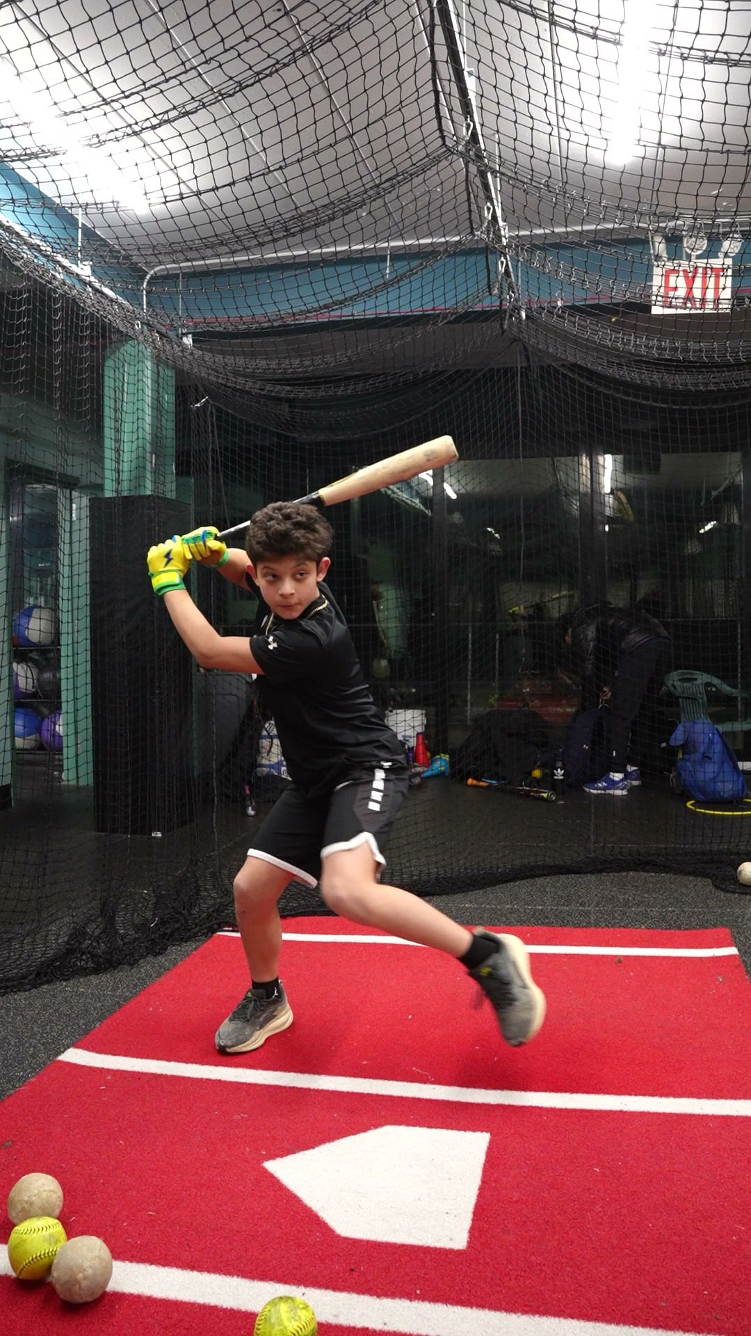 Baseball hitting lesson at GrindTime Baseball Academy in Bellerose, NY, Queens
