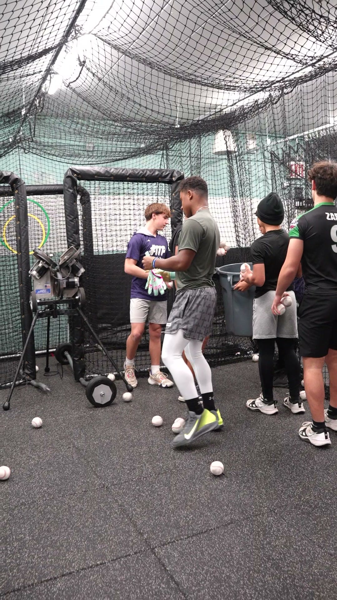 Small-group baseball training at GrindTime Baseball Academy in Bellerose, NY, Queens